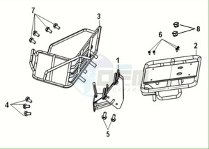 E-XPRO (EH4LW2-EU) (M0) drawing FRONT CARRIER - REAR CARRIER