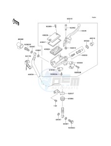 ER 500 A [ER5] (A3-A4) [ER5] drawing FRONT MASTER CYLINDER