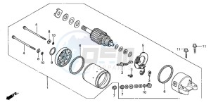 FJS600D SILVER WING drawing STARTING MOTOR