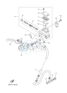 YZ85LW (1SN7 1SN9 1SP7 1SP9) drawing FRONT MASTER CYLINDER