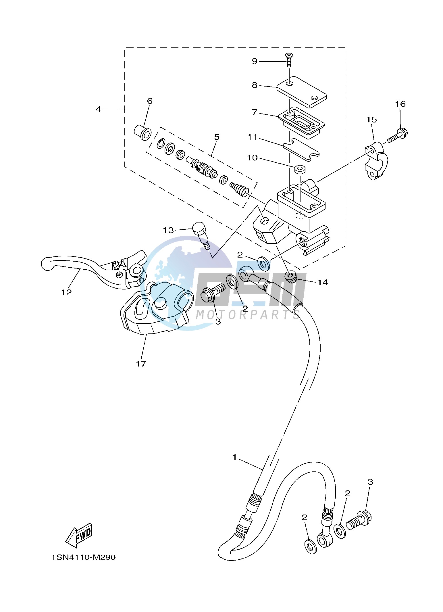 FRONT MASTER CYLINDER