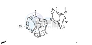 FES125 S-WING drawing CYLINDER