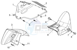 Nexus 500 drawing Wheel compartment-Mudguard