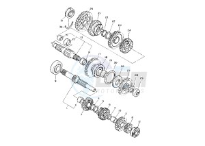 YZF R THUNDER ACE 1000 drawing TRANSMISSION