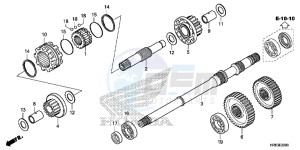 TRX500FA7G TRX500 Europe Direct - (ED) drawing FINAL SHAFT