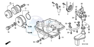 CBR1000RAA UK - (E / ABS MKH) drawing OIL PAN/OIL PUMP