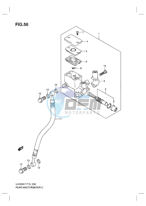 REAR MASTER CYLINDER