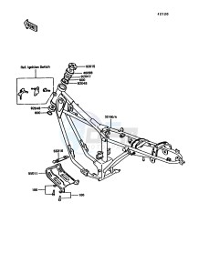 KE 100 B [KE100] (B11-B15) [KE100] drawing FRAME