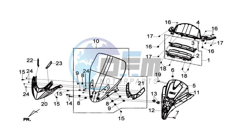 DASHBOARD - WINDSCREEN