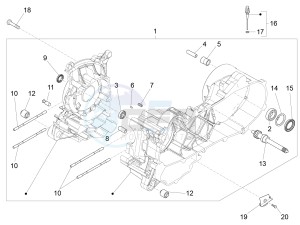 Sprint 50 4T 4V (NAFTA) drawing Crankcase