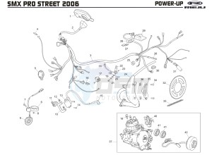 SMX PRO STREET 50 drawing POWERUP