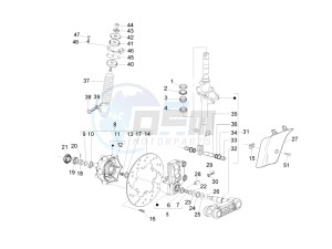 S 150 4T ie E3 Vietnam - Indonesia drawing Fork - steering tube - Steering bearing unit