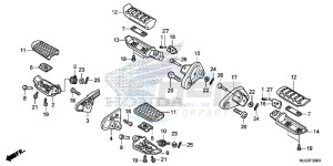 GL1800BE F6B Bagger - GL1800BE UK - (E) drawing STEP