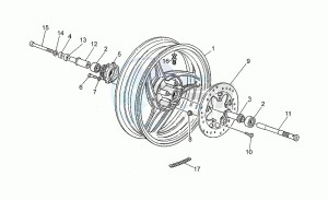 Sport 1100 Carburatori Carburatori drawing Rear wheel