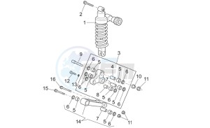 Sport 1200 1200 drawing Connecting rod - rear shock abs.