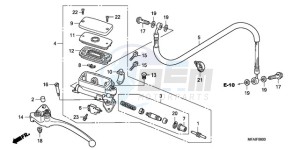 CBF10009 F / CMF drawing CLUTCH MASTER CYLINDER