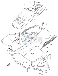 LT-F160 (P24) drawing FRONT FENDER