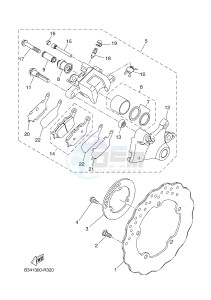 MTT690-A MT-07 TRACER TRACER 700 (BC61 BC61 BC61) drawing REAR BRAKE CALIPER