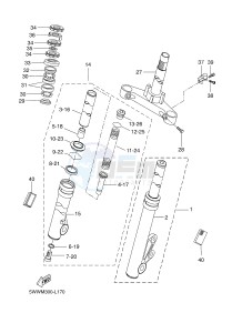 CW50 BW'S (5WWS) drawing FRONT FORK