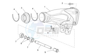 Griso S.E. 1200 8V USA-CND drawing Swing arm