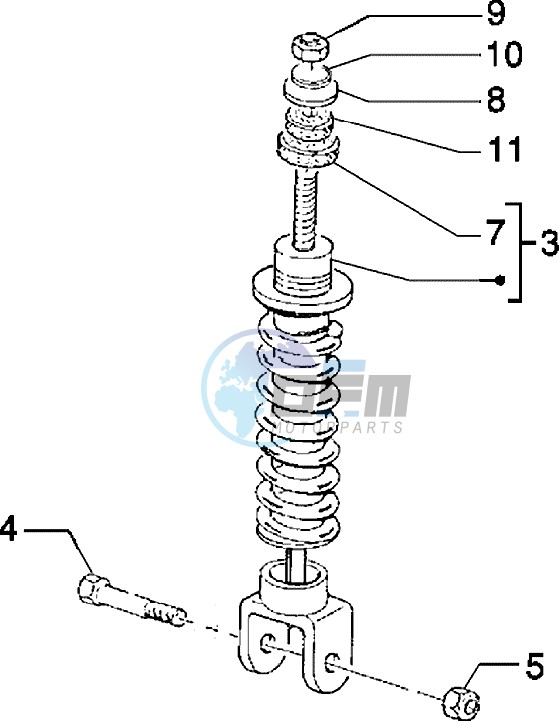 Rear Shock absorber