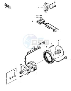 KZ 400 S [SPECIAL] (S) [SPECIAL] drawing GENERATOR_REGULATOR_RECTIFIER -- 75 S- -