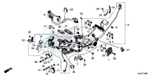 CB500F Europe Direct - (ED) drawing WIRE HARNESS