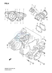 RM250 (E3-E28) drawing CRANKCASE