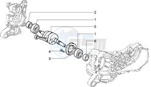 Sfera RST 125 drawing Crankshaft