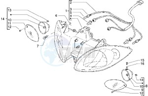 X9 250 drawing Front light