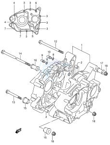 LT-F160 (P24) drawing CRANKCASE