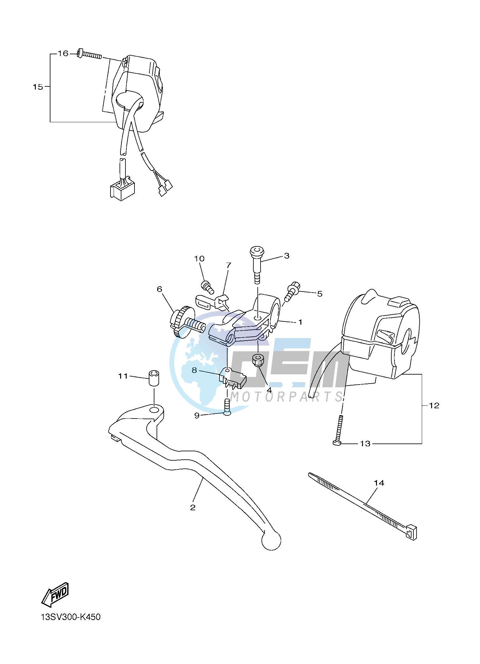 HANDLE SWITCH & LEVER