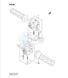 AN400Z drawing HANDLE SWITCH (AN400ZAL1 E51)