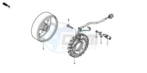 TRX400FA FOURTRAX AT drawing GENERATOR