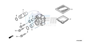 TRX420FPEC drawing OIL PUMP