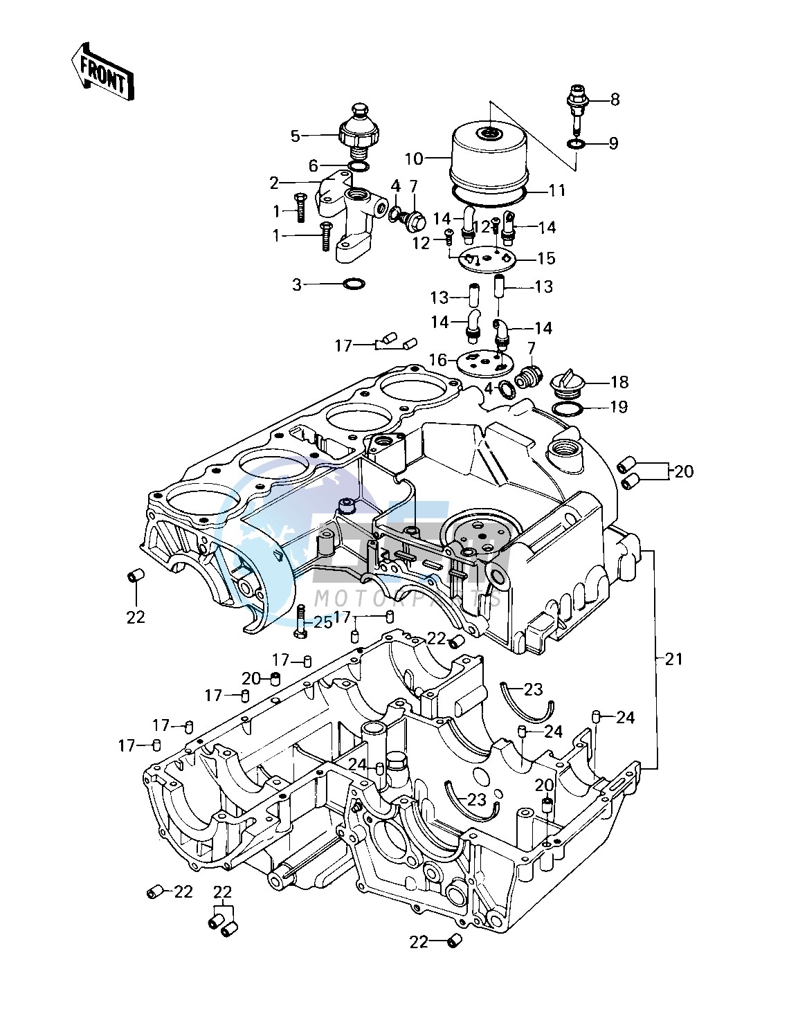 CRANKCASE_BREATHER COVER -- 79-81 C2_C3_C4- -