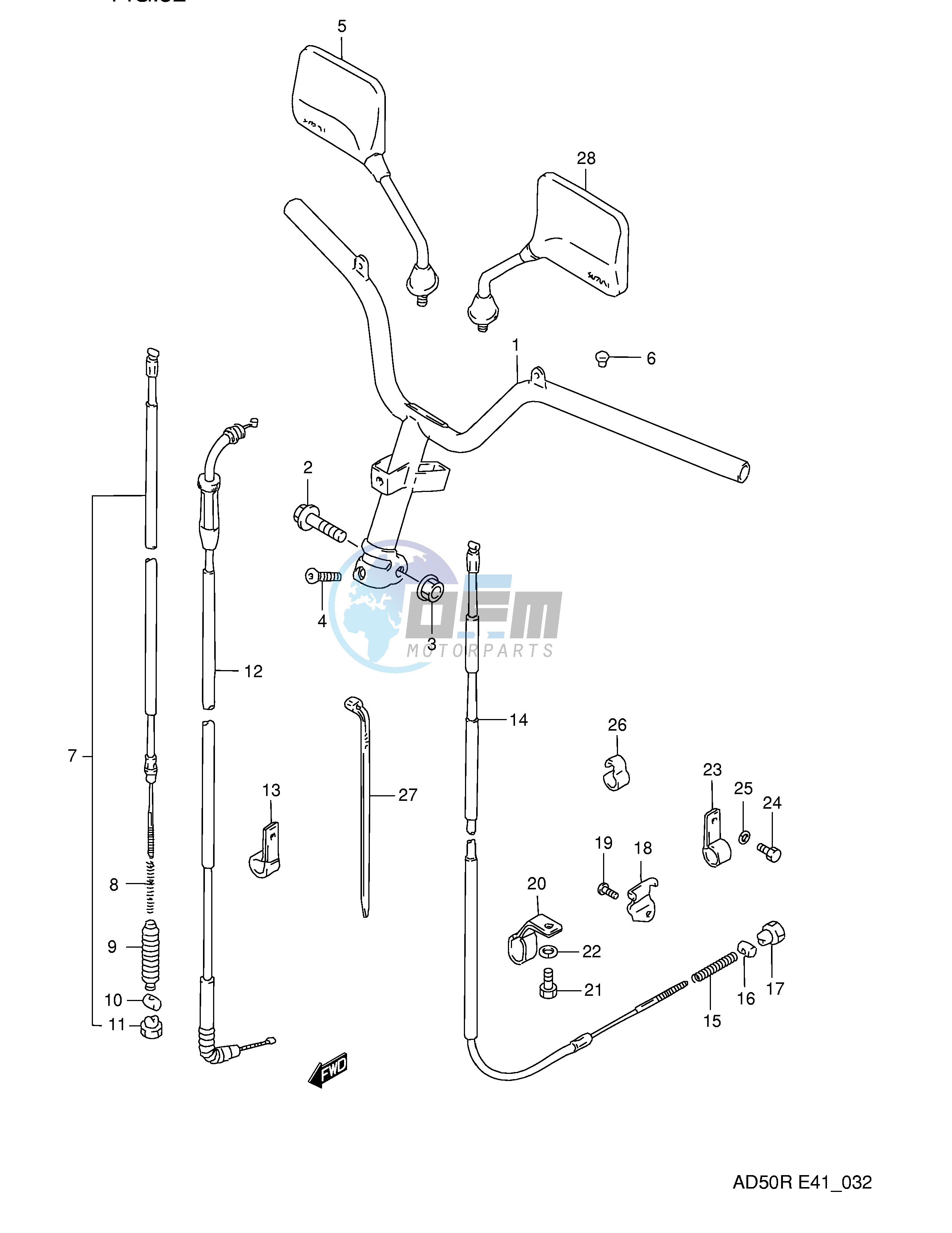 HANDLE BAR (MODEL L E41)