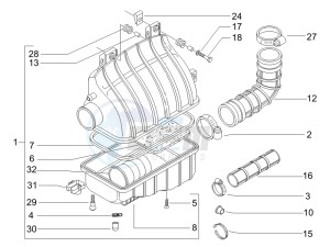 X9 500 Evolution 2006-2007 (USA) drawing Air filter