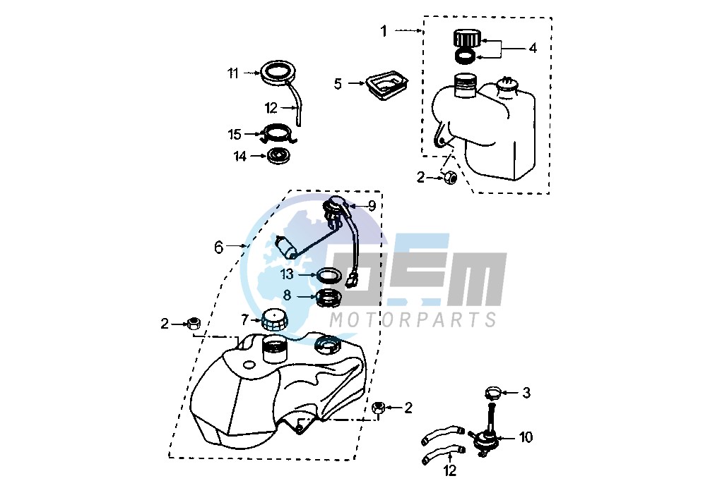 FUEL AND OIL TANK