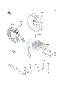 KVF 650 A [PRAIRIE 650 4X4] (A2) [PRAIRIE 650 4X4] drawing GENERATOR