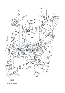 MTM690-U MTM-690-U XSR700 (B342 B342) drawing FRAME