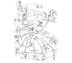 V-MAX 1700 drawing ELECTRICAL DEVICES