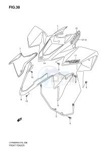 LT-R450 (E19) drawing FRONT FENDER (MODEL K6)