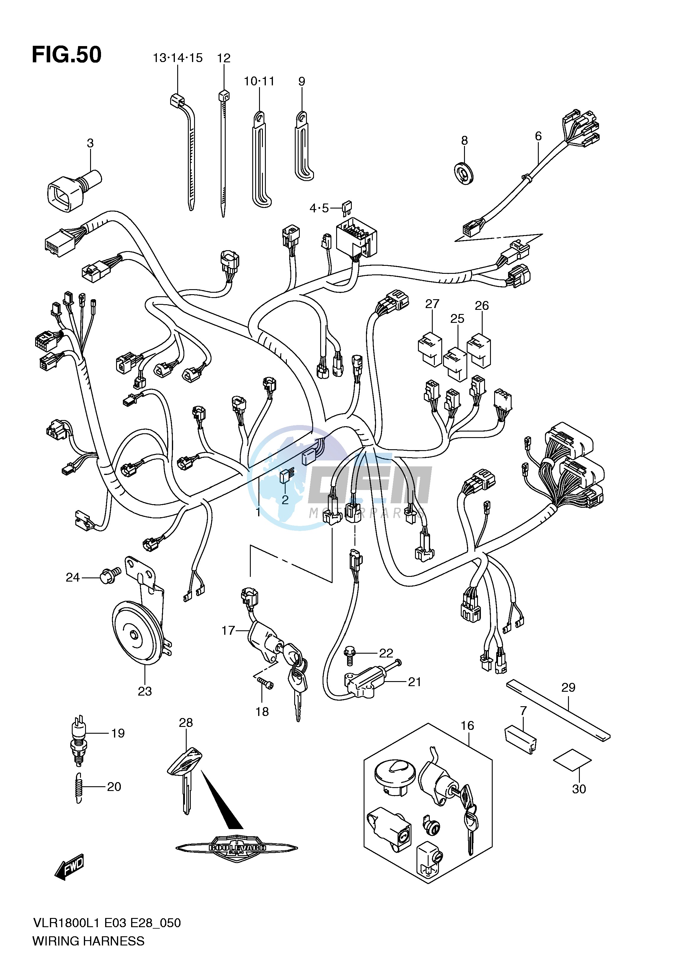 WIRING HARNESS (VLR1800L1 E3)