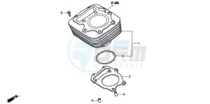 TRX300EX SPORTRAX 300EX drawing CYLINDER