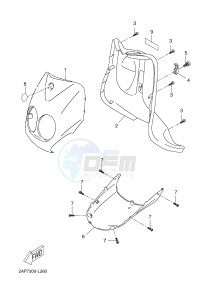 YN50 YN50FU NEO'S 4 (2ACN 2ACN) drawing LEG SHIELD