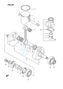 RMX250 (E3) drawing CRANKSHAFT (MODEL P R)