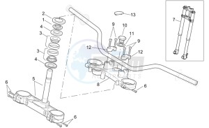 etx 125 1998 drawing Front fork I