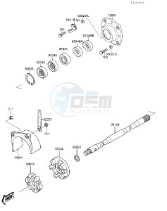 JF 650 A [X2] (A3) [X2] drawing DRIVE SHAFT