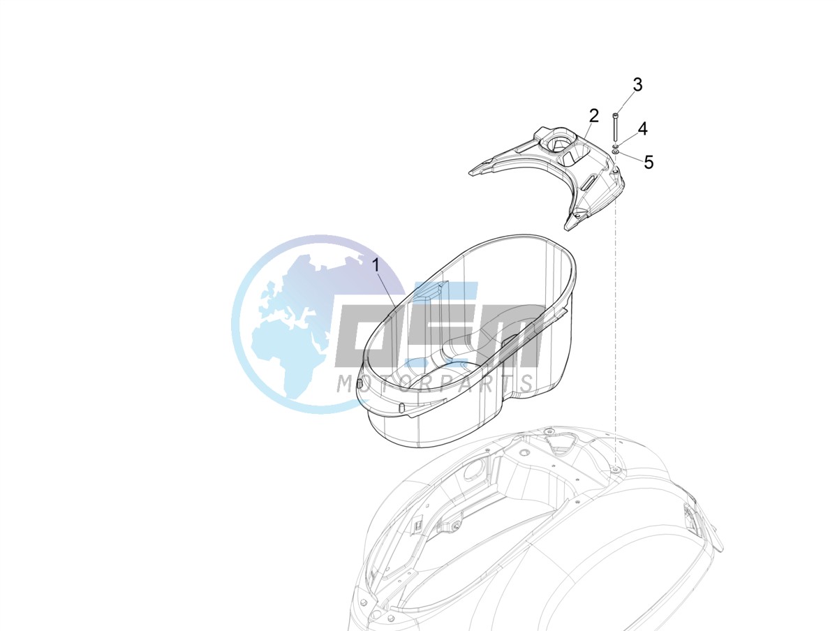 Helmet housing - Undersaddle